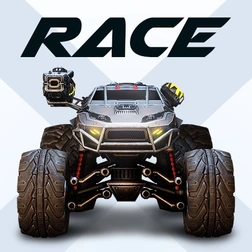 Скачать RACE: Rocket Arena Car Extreme мод для андроид